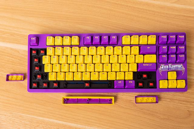 达尔优A87紫金版樱桃轴机械键盘评测：别具一格享受电竞新氛围