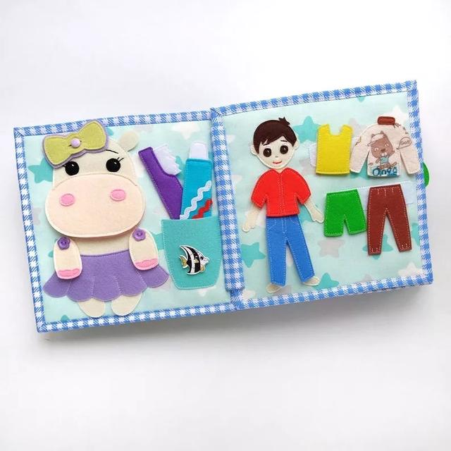 「工业风加装」孕期手工：孩子的第一本书一定要妈妈做的，不织布益智手工书