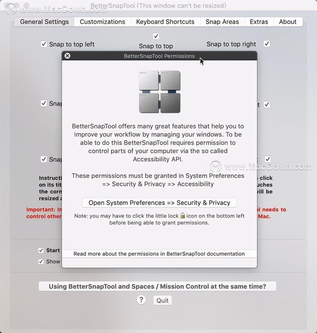 BetterSnapTool for Mac(窗口设置工具)