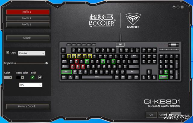 防水换轴啥都有 超频三GI801黑曼巴游戏机械键盘体验