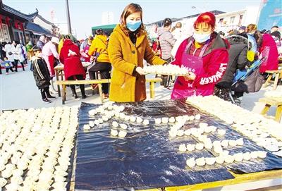 高新区：饺子宴 冬至情