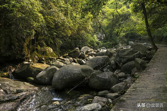 秦岭山捡回来的石头，如何做成山石盆景？