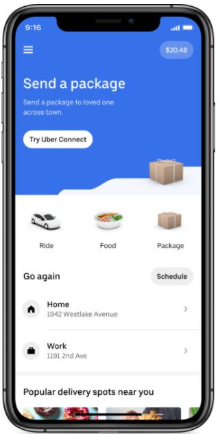 Uber在假期前将Uber Connect送货服务扩展到2400个城市