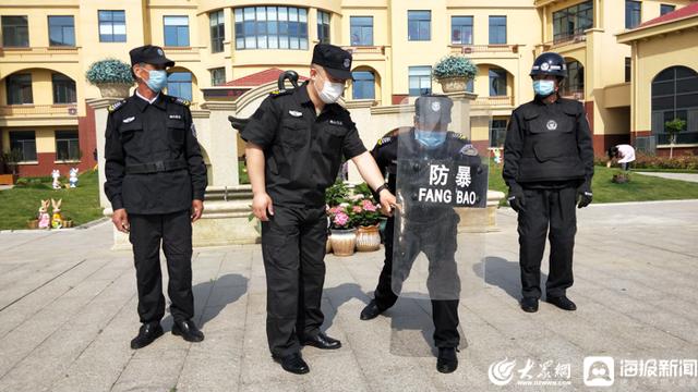 「大众网东营」强保安素质筑安全防线 东营景苑幼儿园开展疫情防控安保工作专项培训