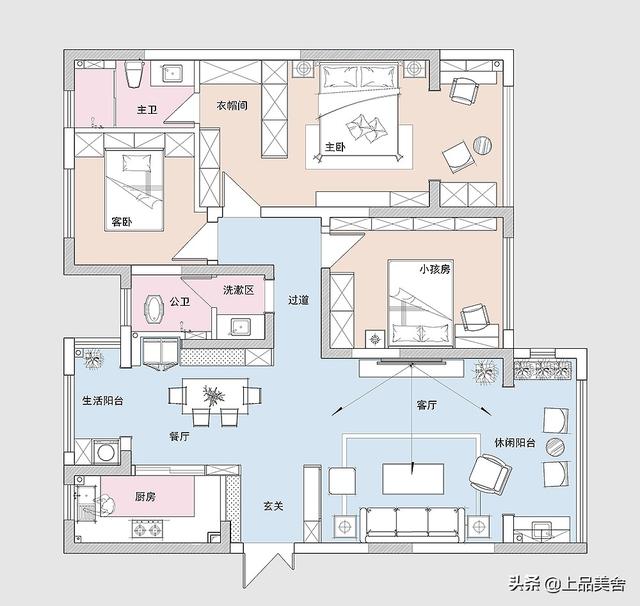 长沙夫妻晒125㎡新家，装修美式混搭风格，越看越顺眼，很温馨