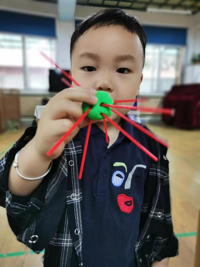 超级宝妈|关注疫情 认识病毒——鹤琴幼儿园分部小一班开展手工课堂