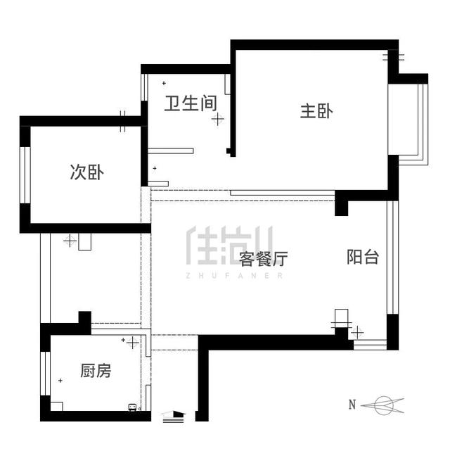 全屋宜家居然这么精致？81㎡老破房比显穷北欧风好看多了