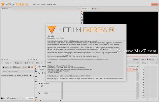 HitFilm Express forMac(编辑合成软件)