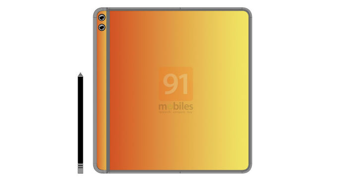 「太平洋电脑网」华为Mate X2渲染图曝光：前后6摄+手写笔？