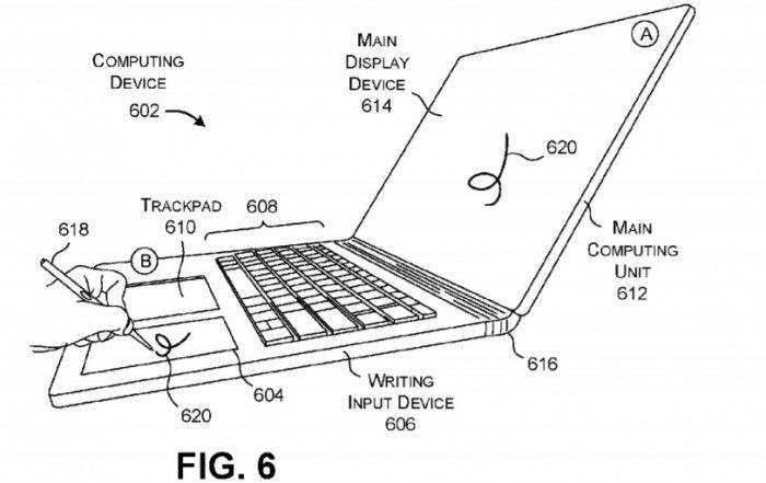 『太平洋电脑网』专利显示：Surface Book 3具有带键盘可拆卸书写面板