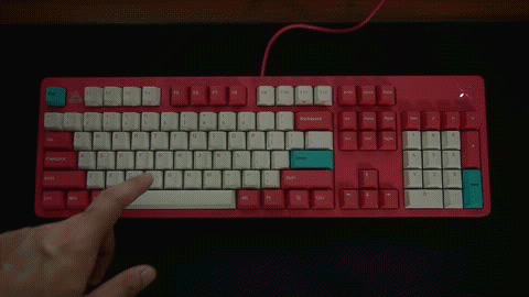 猛男配色版之 FIRSTBLOOD B27机械键盘