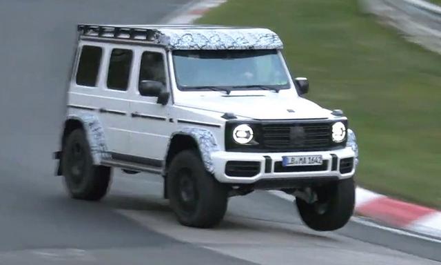 梅赛德斯-AMG G级4×42赛道测试 搭载V8引擎 全新金属行李架