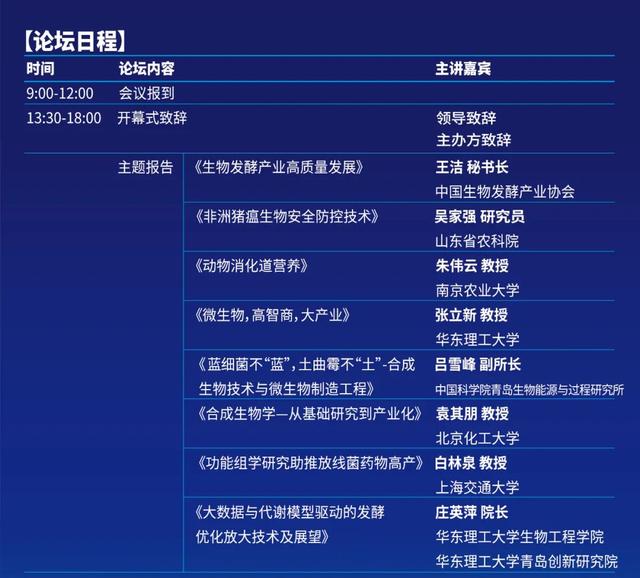 【直播预告】崂山论道--首届绿色生物智造创新论坛11月19日周四13:30-18:00