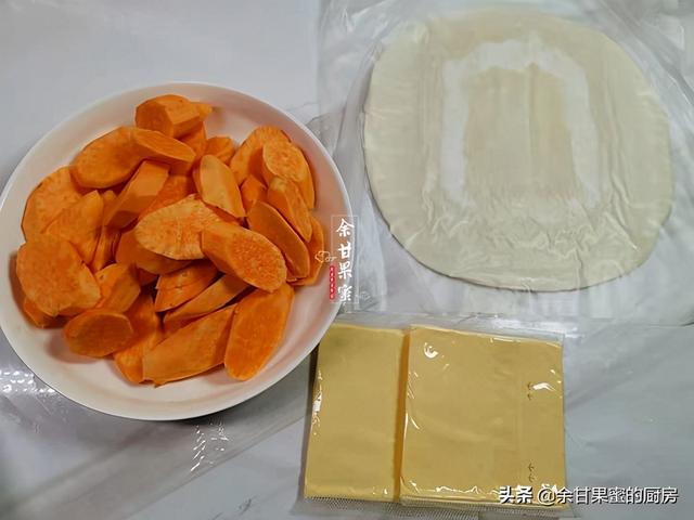 红薯手抓饼，煎一煎，香甜不腻，管饱又解馋