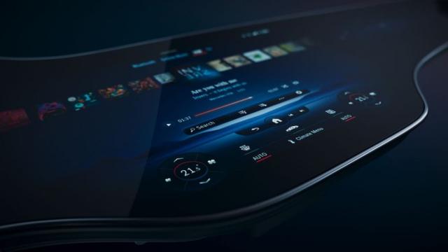 奔驰MBUX Hyperscreen在2021年CES上惊艳亮相