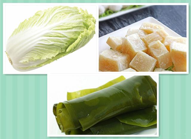 北方人的家常菜：海带白菜烧冻豆腐