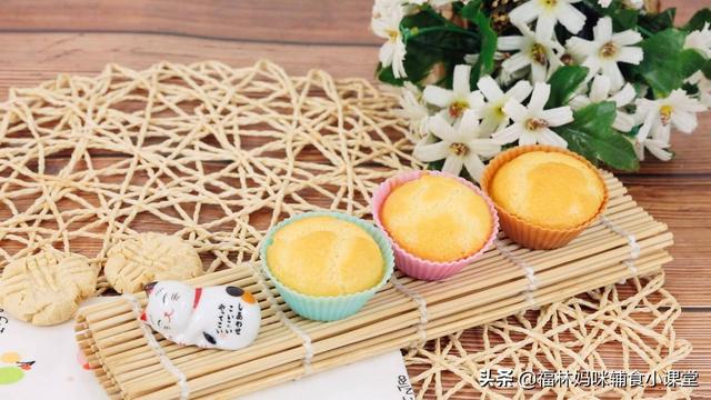 「你的育儿经」适合1岁宝宝小蛋糕，打发不加糖，健康美味，蓬松绵软，奶香十足