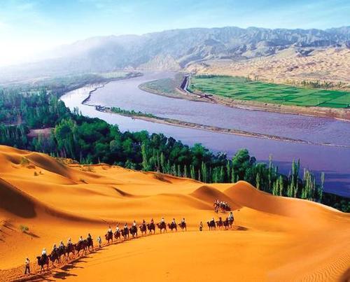 「旅行柚子君」中国最美的沙漠的之一，因雄伟壮观的边塞风光，而被游客熟知