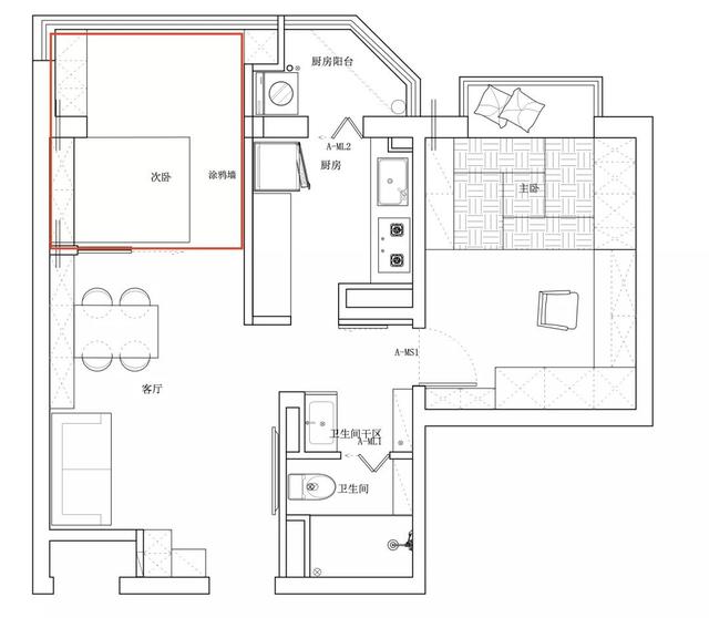 53㎡小户型住下三代人，有娃之家也能入住一年0杂物