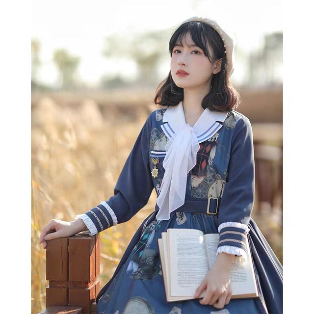 时尚探究社改良洛丽塔洋装裙，新款上新，时尚减龄甜美可爱，让你穿搭更有范