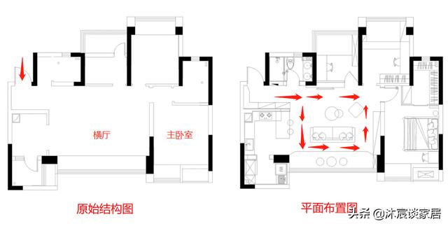 她家虽不大但温馨敞亮，进门就惊艳，室内通透自然，生活很幸福