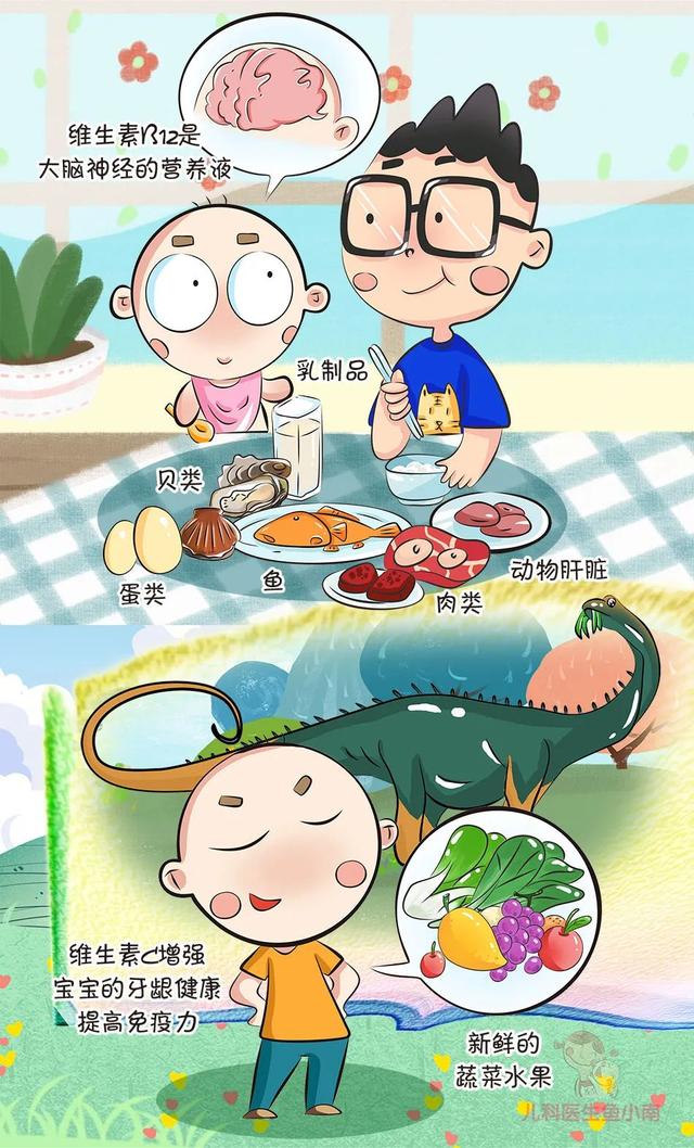 天空的彩虹|超有趣的营养绘本·小恐龙营养奇遇记，带宝宝学会好好吃饭
