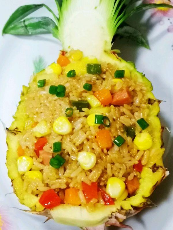 一学就上手的五彩蔬丁凤梨炒饭，小白也能1秒变大厨