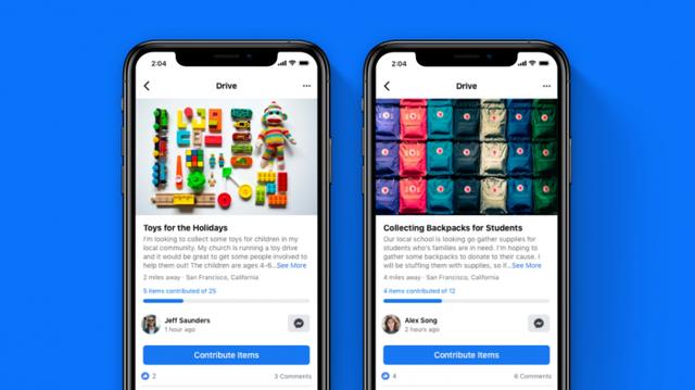假日季将至：Facebook推新筹集工具Drivess
