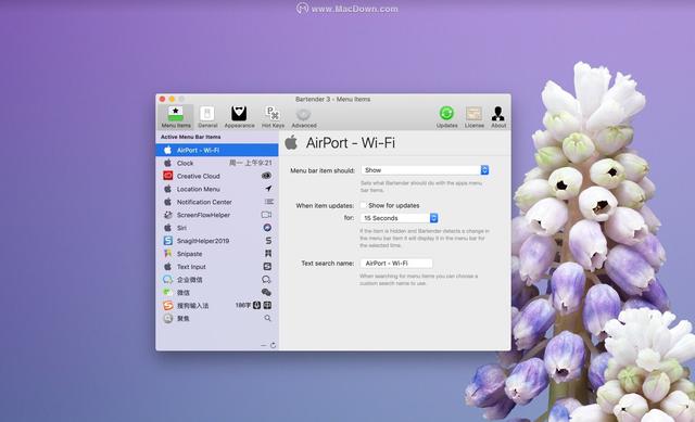 Bartender 4 for Mac(应用图标管理软件)