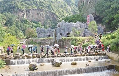 「世界那么大」“春满潇湘”主题旅游季活动在新邵县白水洞景区启动