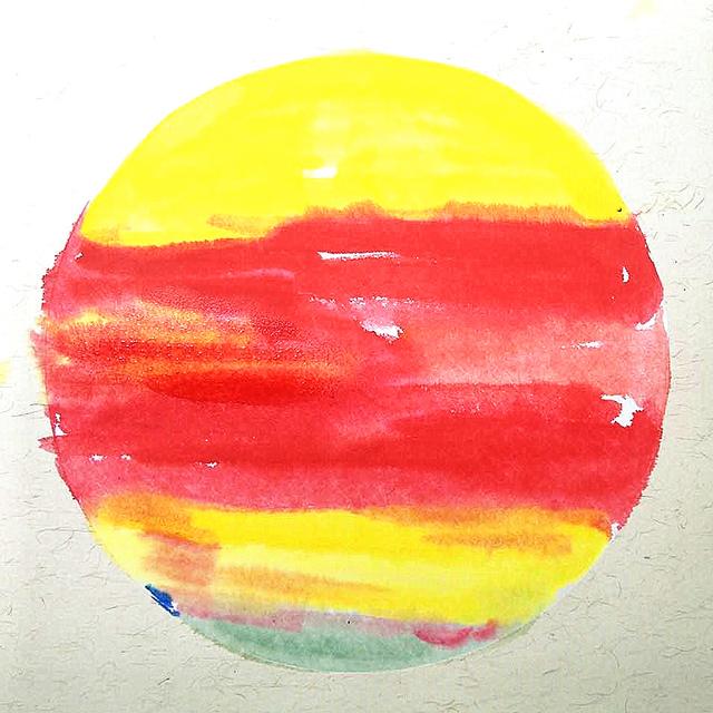 #超级宝妈#体验水粉薄涂法，绘制精彩童年，少儿美术儿童画水粉创意《香蒲》