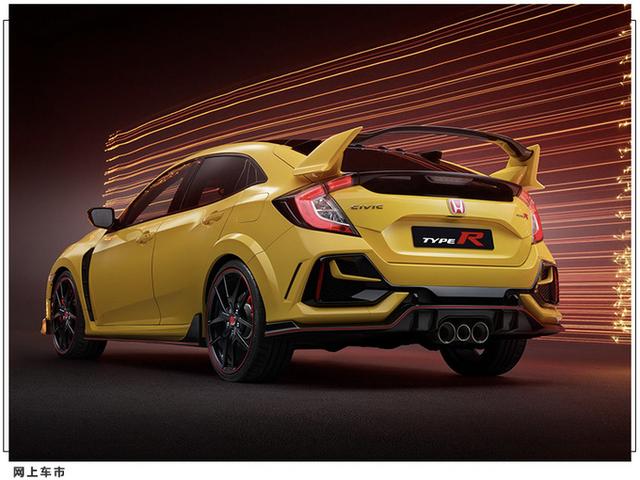 本田思域Type-R限量版曝光 搭载2.0T引擎 造型激进 轻量化设计
