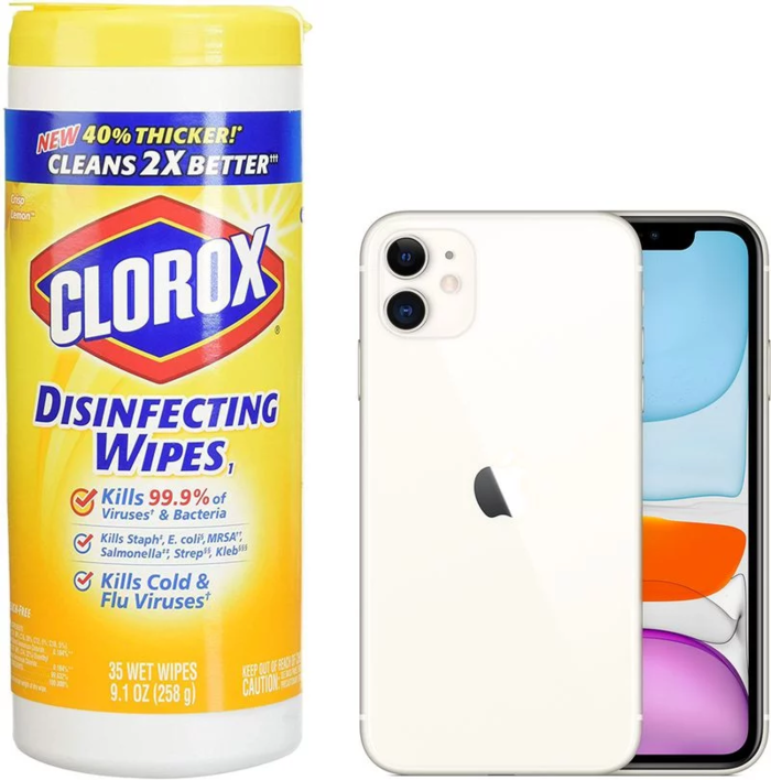 #太平洋电脑网#疫情期间,苹果确可以给iPhone使用的消毒产品名单