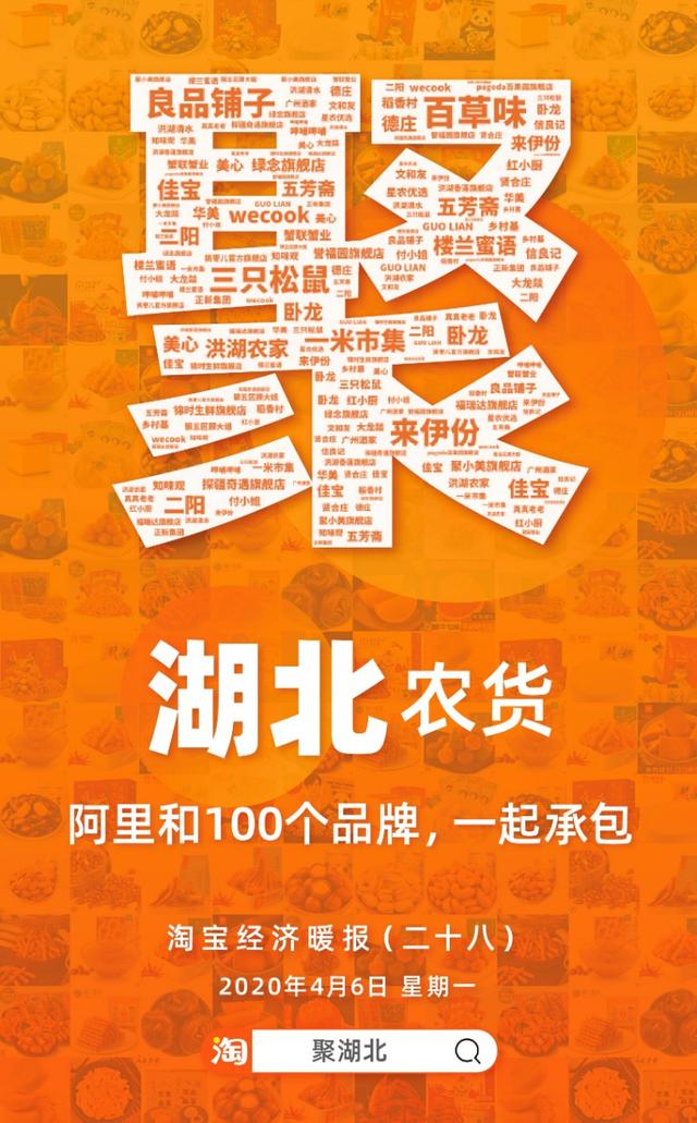 「新华网客户端」阿里“聚湖北”今日上线，一小时卖出20万单湖北农货