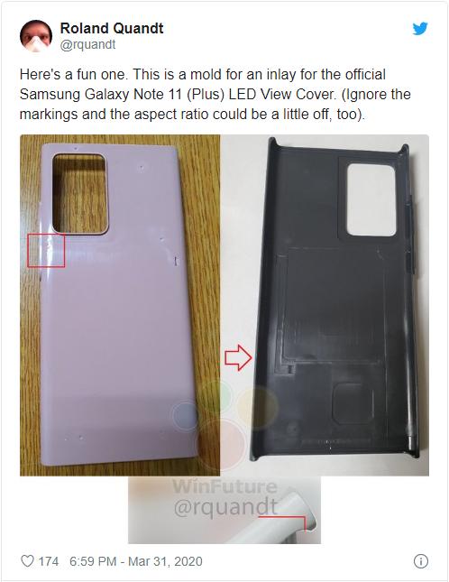 环球网@疑似三星Galaxy Note 20的神秘塑料保护壳曝光