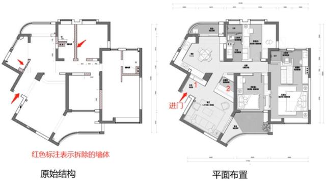 15万装修出103平米二居室现代风格，看过的人都点赞