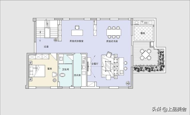 290㎡的复式楼，装修太有品味了，一进门就被吸引了，时尚高级