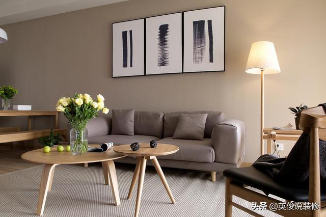 北欧风格装修案例，用线条来点缀，简洁自然