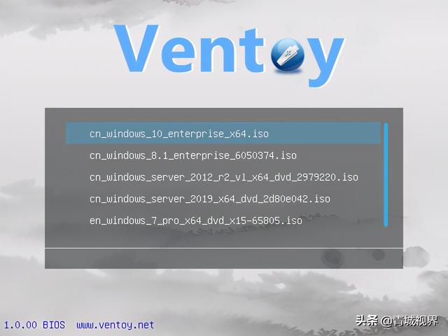 一个U盘制作多个系统的U盘引导启动工具-Ventoy