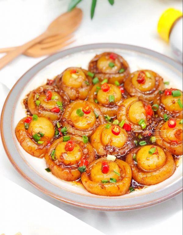 冬天的的味道，土豆蘑菇不用烤箱照样能做