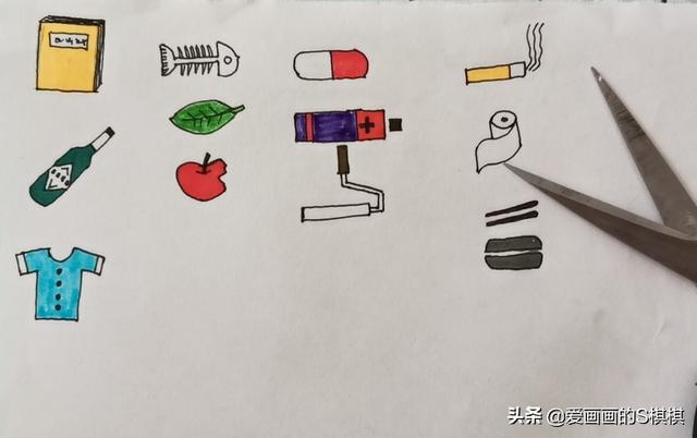 #你的育儿经#少儿创意美术《垃圾分类小手工》儿童创意立体绘画