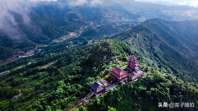 四川达州：渠县贵福镇华龙寺 渠县规模最大的寺庙