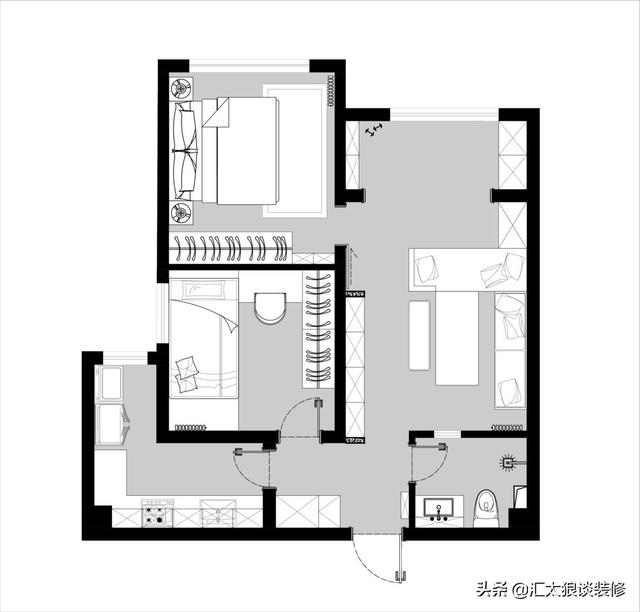 如果我有一套小房子，就学他家这样装修，客餐厅的设计真心实用