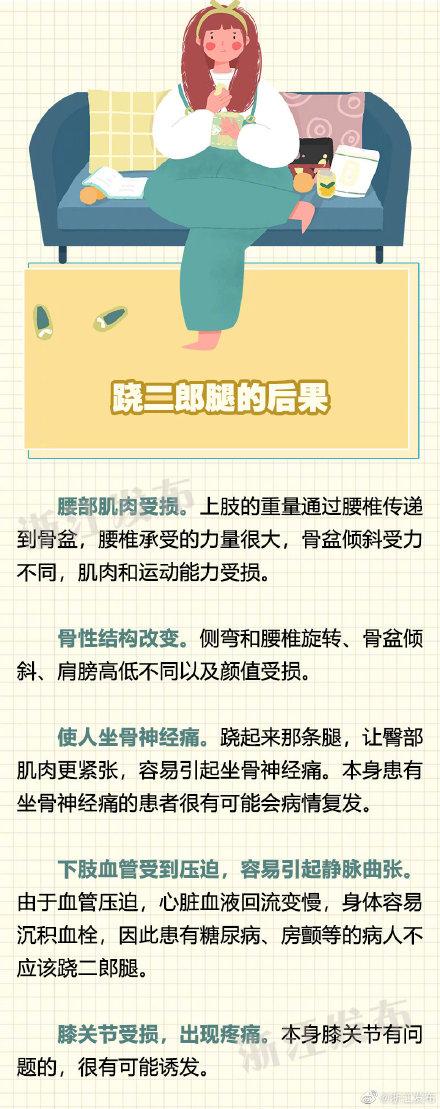 二郎腿|提醒：这个习惯影响颜值