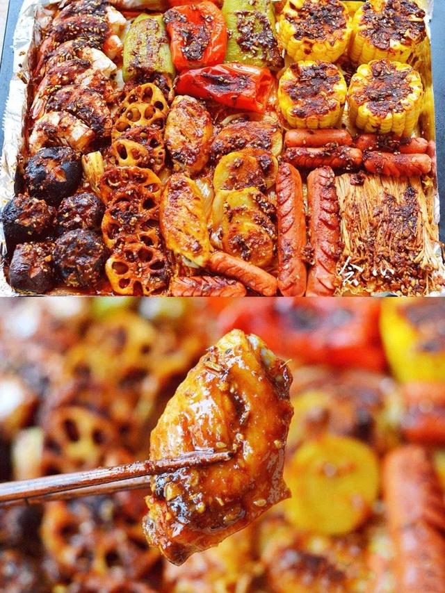 用烤箱自制3款烧烤，健康又放心，在家撸串也太幸福了