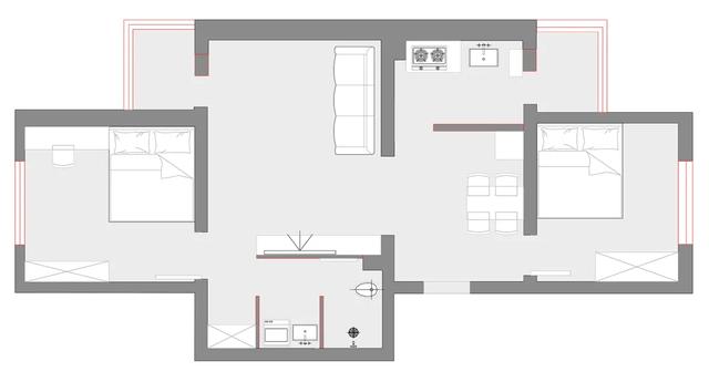 70㎡老房住出大平层感，这才是美哭我的中国式审美