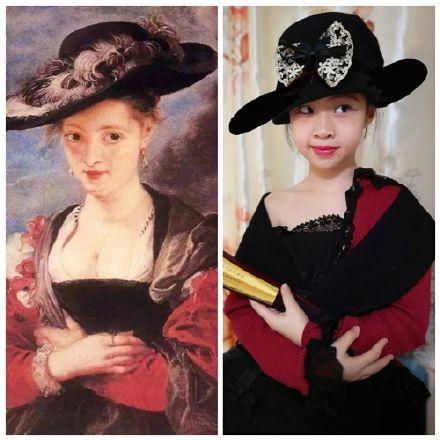光明网@名画cosplay，小朋友们太会玩了