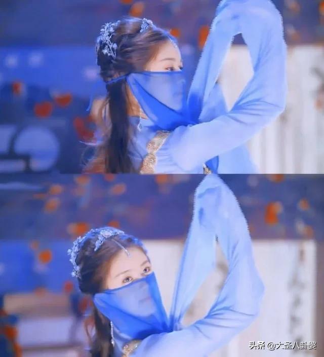 多拉不懂A梦|《仙剑》中紫萱戴面纱是美，赵露思也戴面纱，那完全就是倾国倾城