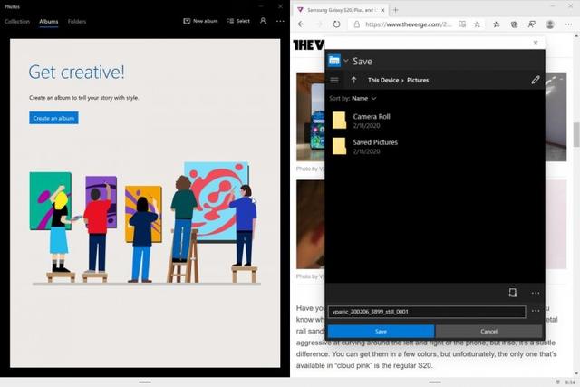 #环球网#仍需打磨：首款Windows 10X模拟器上手