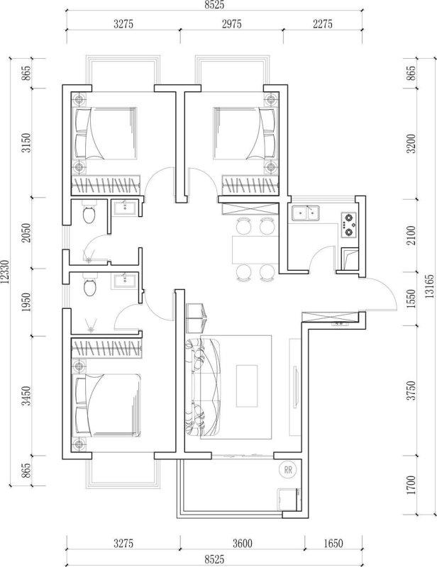 99平米的房子这样装修面积大了1倍，装修只花6万元